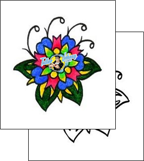 Flower Tattoo plant-life-flowers-tattoos-josh-rowan-rnf-00419