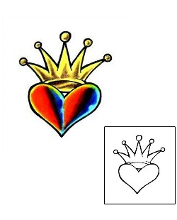 Crown Tattoo Gambling tattoo | RNF-00424