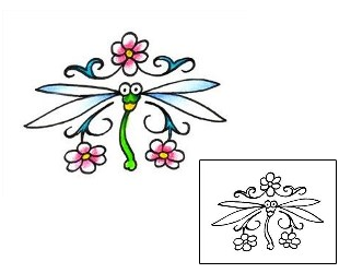 Insect Tattoo Plant Life tattoo | RNF-00443