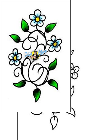 Flower Tattoo plant-life-flowers-tattoos-josh-rowan-rnf-00451