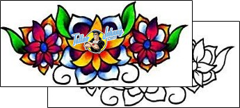 Flower Tattoo plant-life-flowers-tattoos-josh-rowan-rnf-00466