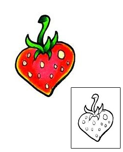 Strawberry Tattoo For Women tattoo | RNF-00501