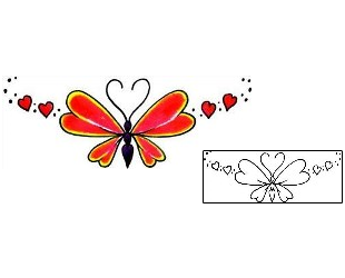 Butterfly Tattoo Specific Body Parts tattoo | RNF-00502