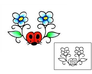 Ladybug Tattoo Insects tattoo | RNF-00525