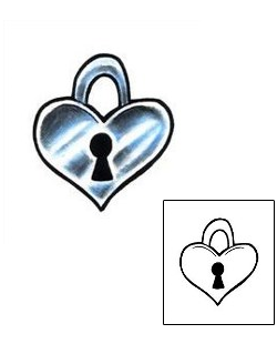 Lock & Key Tattoo Miscellaneous tattoo | RNF-00559