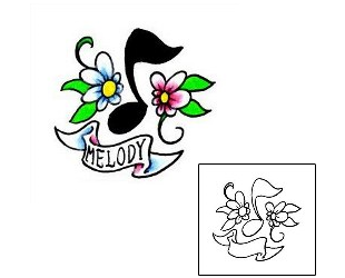 Music Tattoo Miscellaneous tattoo | RNF-00562