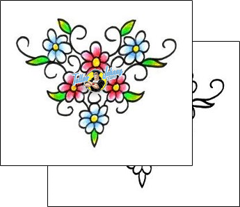 Flower Tattoo plant-life-flowers-tattoos-josh-rowan-rnf-00592