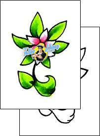 Flower Tattoo plant-life-flowers-tattoos-josh-rowan-rnf-00608