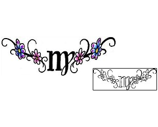 Virgo Tattoo Specific Body Parts tattoo | RNF-00652