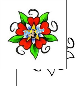 Star Tattoo plant-life-flowers-tattoos-josh-rowan-rnf-00684