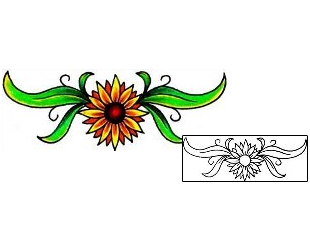 Sunflower Tattoo Plant Life tattoo | RNF-00692