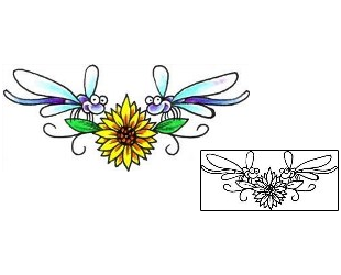 Flower Tattoo Specific Body Parts tattoo | RNF-00723