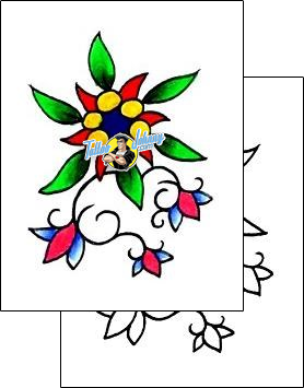Flower Tattoo plant-life-flowers-tattoos-josh-rowan-rnf-00744