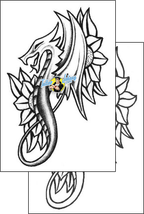 Dragon Tattoo flower-tattoos-richard-ortega-rof-00001