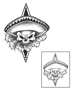 Aztec Tattoo Horror tattoo | ROF-00020