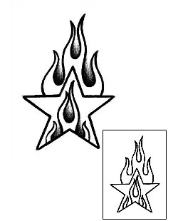 Star Tattoo Miscellaneous tattoo | ROF-00032