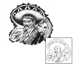 Aztec Tattoo Ethnic tattoo | ROF-00060