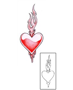 Heart Tattoo For Women tattoo | ROF-00083