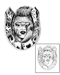 Gambling Tattoo Miscellaneous tattoo | ROF-00149