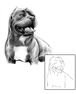 Picture of Killer Pit Bull Tattoo
