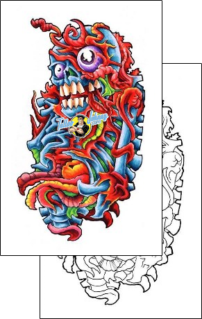 Horror Tattoo horror-tattoos-rotten-ryan-rrf-00002