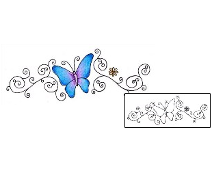 Butterfly Tattoo Insects tattoo | RSF-00013