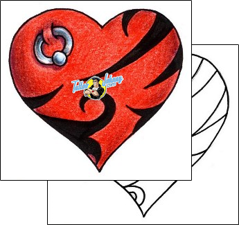 Heart Tattoo for-women-heart-tattoos-rhonda-sigler-rsf-00023