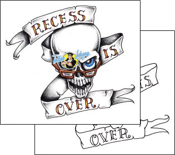 Skull Tattoo banner-tattoos-rhonda-sigler-rsf-00036