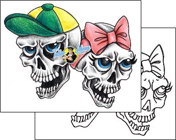 Love Tattoo skull-tattoos-rhonda-sigler-rsf-00040
