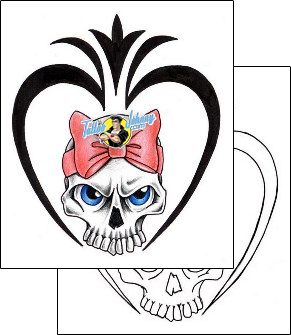 Heart Tattoo skull-tattoos-rhonda-sigler-rsf-00041