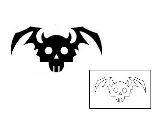 Bat Tattoo Horror tattoo | RTF-00033