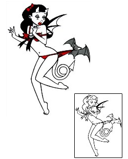 Devil - Demon Tattoo For Men tattoo | RTF-00122