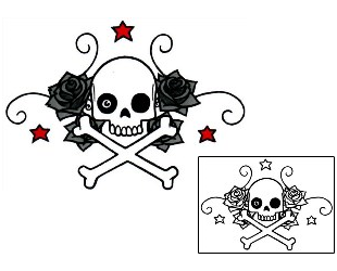 Crossbones Tattoo Plant Life tattoo | RTF-00127