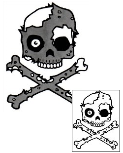 Zombie Tattoo Horror tattoo | RTF-00129