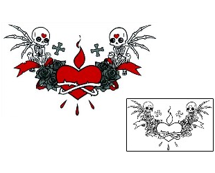 Crossbones Tattoo For Women tattoo | RTF-00164