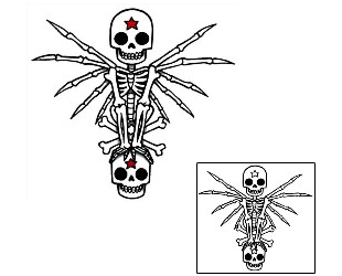 Skeleton Tattoo Horror tattoo | RTF-00165