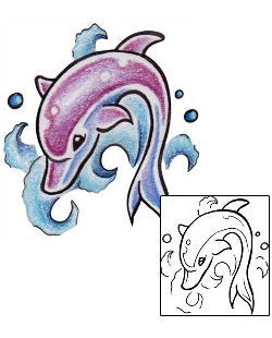 Dolphin Tattoo Tattoo Styles tattoo | RUF-00017