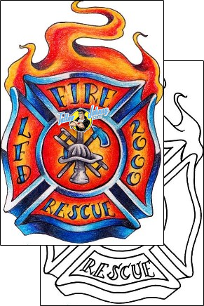 Fire – Flames Tattoo fire-tattoos-ruby-ruf-00050