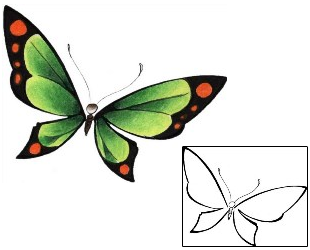 Butterfly Tattoo For Women tattoo | RVF-00016