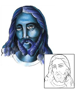 Jesus Tattoo Religious & Spiritual tattoo | RVF-00034