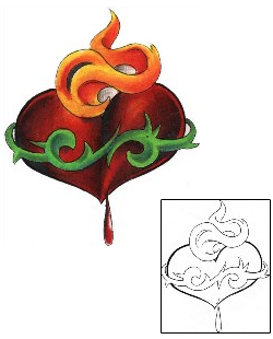 Fire – Flames Tattoo Miscellaneous tattoo | RVF-00037