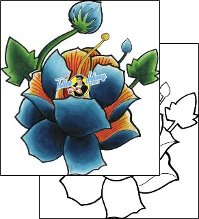 Flower Tattoo plant-life-flowers-tattoos-rene-chavira-rvf-00041