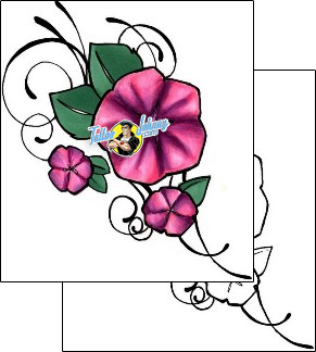 Flower Tattoo plant-life-flowers-tattoos-rene-chavira-rvf-00050