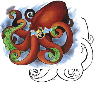 Octopus Tattoo marine-life-octopus-tattoos-rene-chavira-rvf-00061