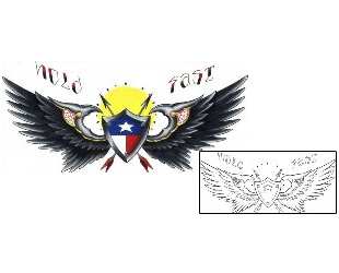 Patriotic Tattoo Miscellaneous tattoo | RVF-00101