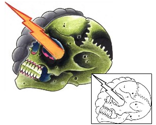 Lightning Tattoo Lightning Vision Skull Tattoo