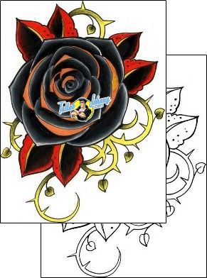 Flower Tattoo plant-life-flowers-tattoos-rene-chavira-rvf-00104