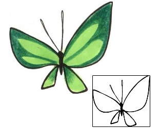 Butterfly Tattoo For Women tattoo | RVF-00119