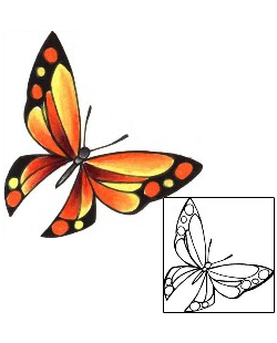 Butterfly Tattoo For Women tattoo | RVF-00126