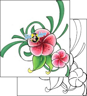 Flower Tattoo plant-life-flowers-tattoos-rene-chavira-rvf-00128
